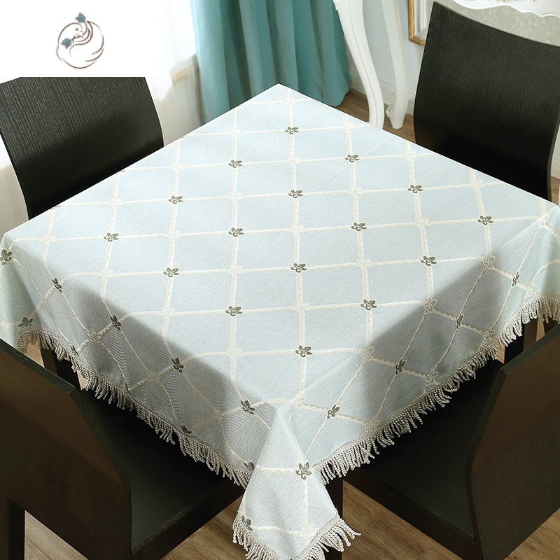 正方形桌布茶几餐桌布艺四方八仙桌台布家用北欧风网红小方桌盖布