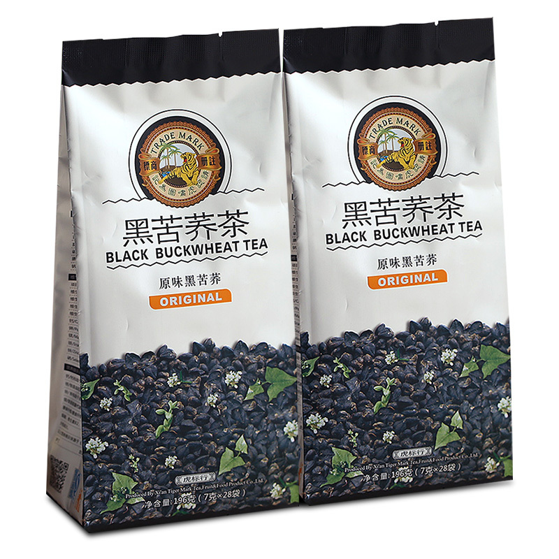 虎标黑苦荞茶196g2袋装 花草全颗粒苦乔茶四川大凉山送父母