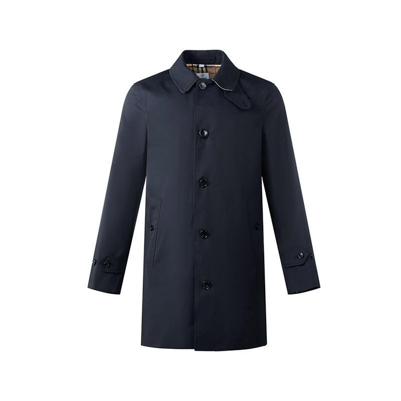 博柏利 burberry 男款棉质皮姆利科版型嘎巴甸轻便大衣风衣外套