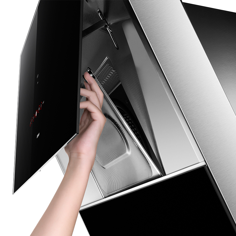 老板robam烟灶套装5900s9b33221m06侧吸巨幕拢吸智能挥手烟机防爆