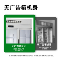 意黛斯(YIDAISI)三门大容量玻璃冷藏保鲜展示柜鲜花蔬菜水果商用保鲜柜商用立式冰箱YDS-ZLSMLB-1520L