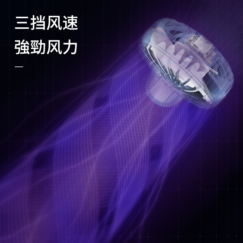 SOLOVE素乐小风扇usb可充电手持学生迷你挂脖挂绳便携式办公室宿舍桌面桌上超静音随身小型口袋手拿握电扇 F6粉色