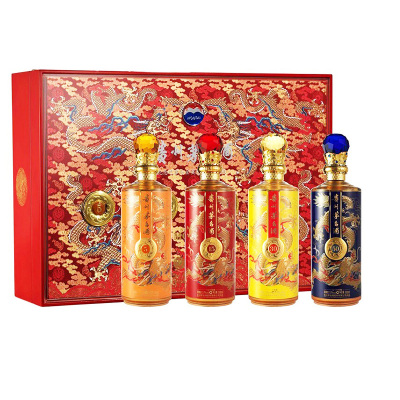 贵州茅台 巴拿马百年金奖 珍藏版套装 53度 500ml*4瓶 酱香型白酒