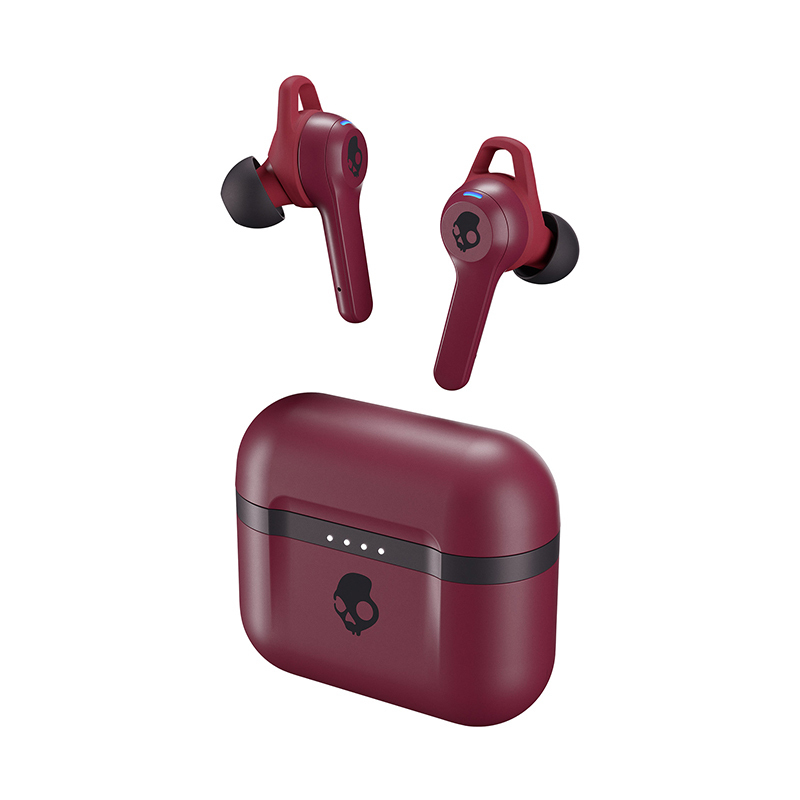 Skullcandy 骷髅头INDY EVO真无线蓝牙入耳式耳机运动跑步健身耳机 IPX55防水防汗 深红