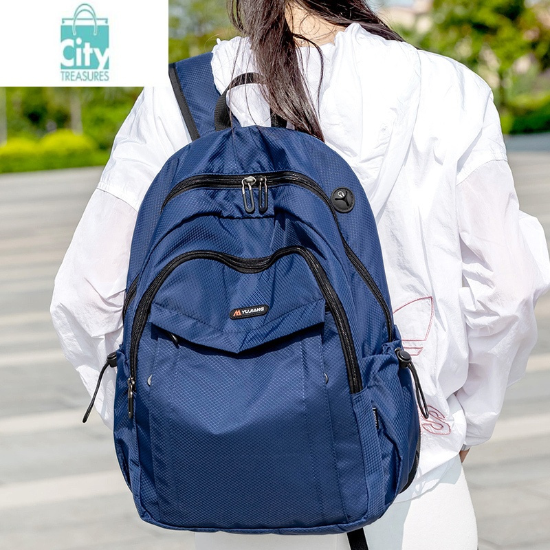 背包男生大容量商务休闲旅行电脑出差潮流女式学生书包防水双肩包