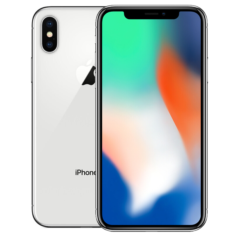 苹果appleiphonex海外版移动联通4g两网苹果x全屏面部识别手机白色256