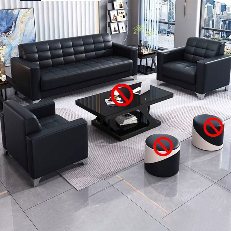 苏宁 金菲罗格 沙发简约茶几组合 1+1+3沙发高清大图