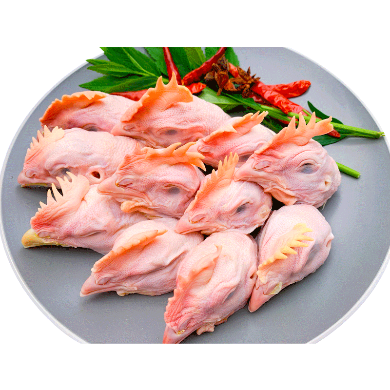 5斤装新鲜冷冻大鸡头生鸡头新鲜速冻鸡头鸡副分割品烧烤5斤鸡头视频