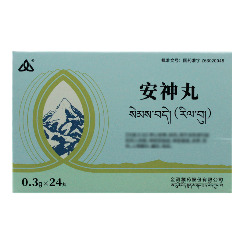 金诃 安神丸 0.3g*24丸/盒