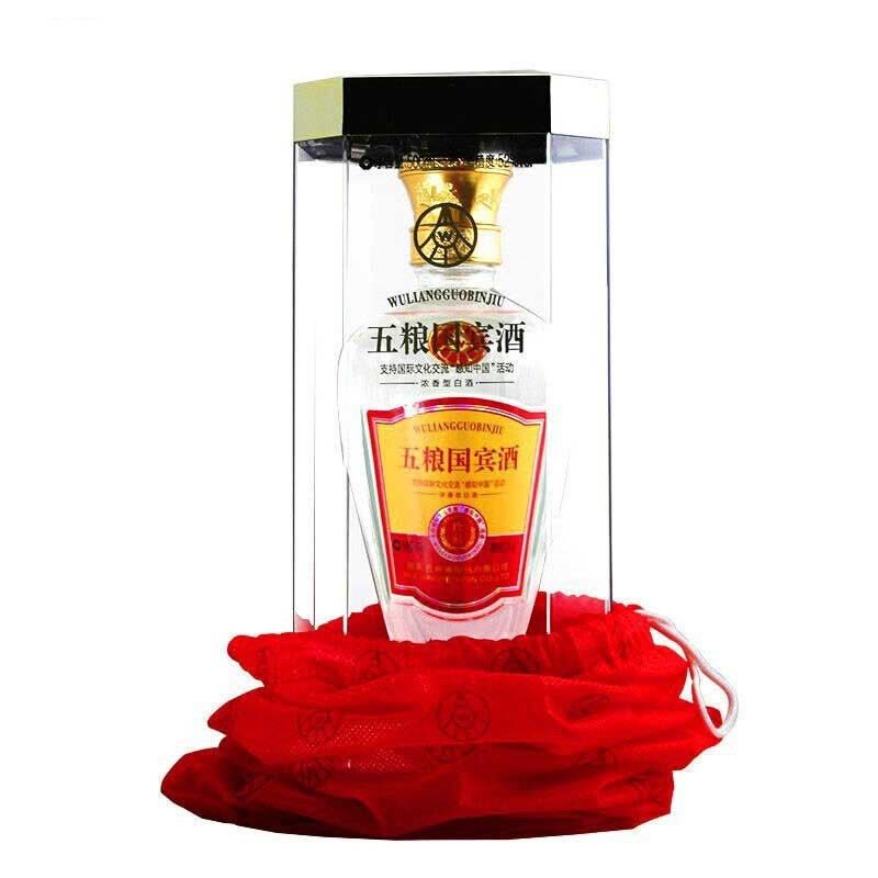 五粮国賓酒　白酒　52度　500ml Amazon.co.jp: 五粮液 2本 500ml アルコール52度 箱付 中国酒 白酒 濃