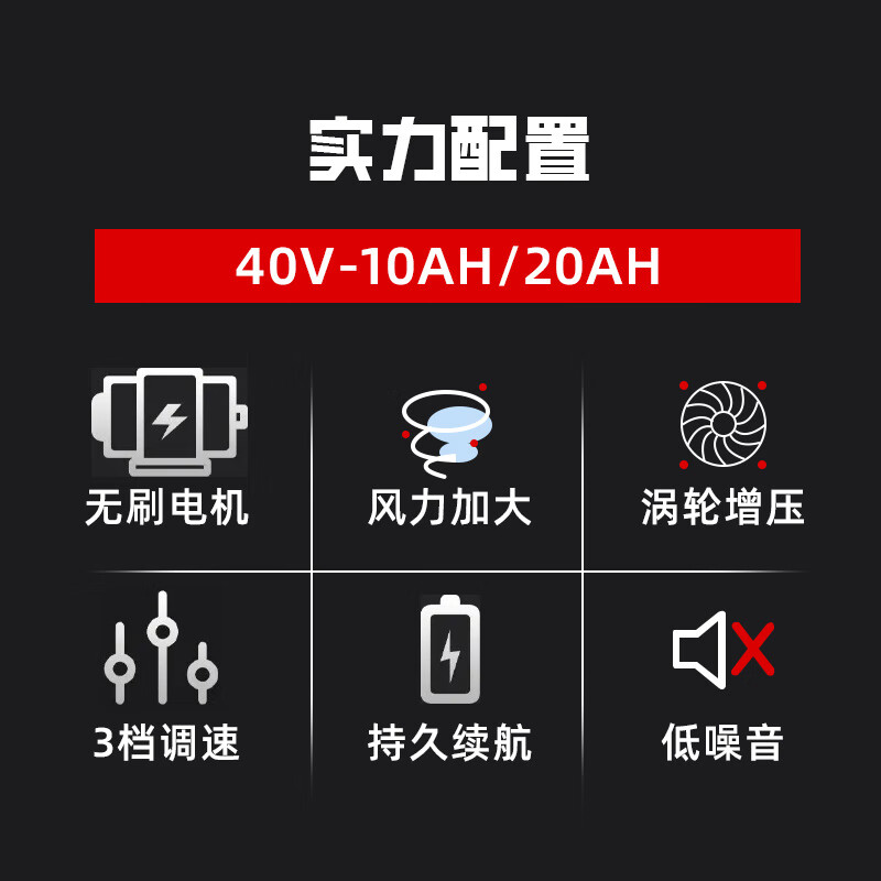 凯姿(KAZZ)KZ950L 40V吹风机 3档风力 10Ah背包电池 单位:台高清大图