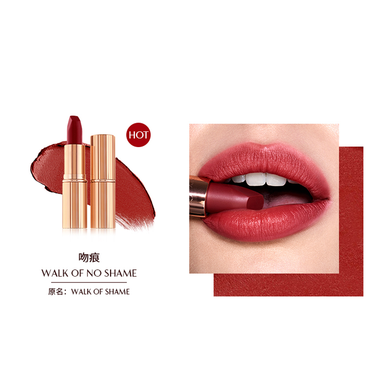 Charlotte Tilbury CT摩登雾面唇膏Walk of no shame吻痕 3.5g高清大图