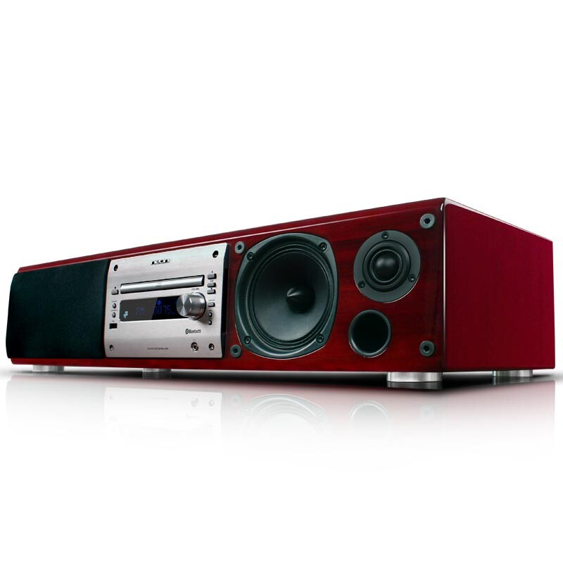 neonne5000组合音响迷你桌面音箱一体机实木钢琴烤漆蓝牙音箱cd播放fm