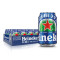 喜力新品(Heineken)无醇0.0啤酒低度全麦酿造啤酒 330mL 24罐