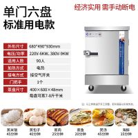 蒸饭柜商用燃气蒸饭车全自动电蒸箱包子炉食堂蒸馒头蒸饭机|大六盘() (液化气\煤气款)