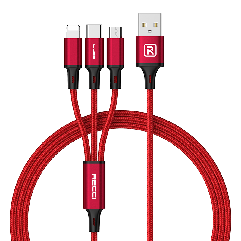 锐思(Recci) 试管系列 一拖三数据线RCS-D120