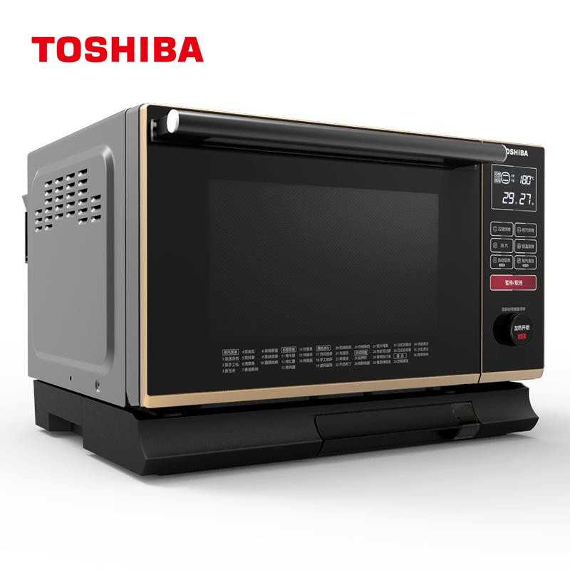 东芝(TOSHIBA)电烤箱 ER-SE6261 26L 家用多功能石窑料理炉 蒸箱 电烤箱 台式 变频蒸汽 蒸烤一体机