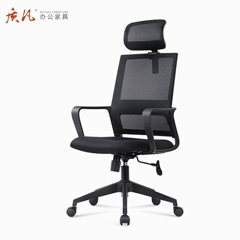 质凡椅子家用书房升降转椅网布舒适人体工学办公椅网布椅子高清大图