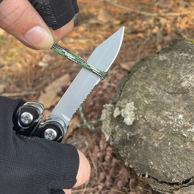 迈高登户外多功能组合工具刀钳子剪刀一体露营野营帐篷天幕地钉锤拔钉器
