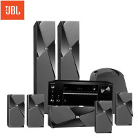 180BK+安桥TX-NR575E功放 7.1声 JBL STUDIO180BK 家庭影院 5.1 7.1声道 组合音箱