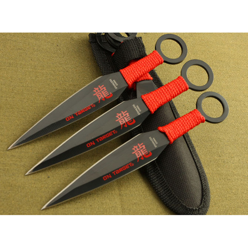 户外工具野营户外小刀中国龙飞镖飞刀野外随身刀具创意工具刀潜水飞镖