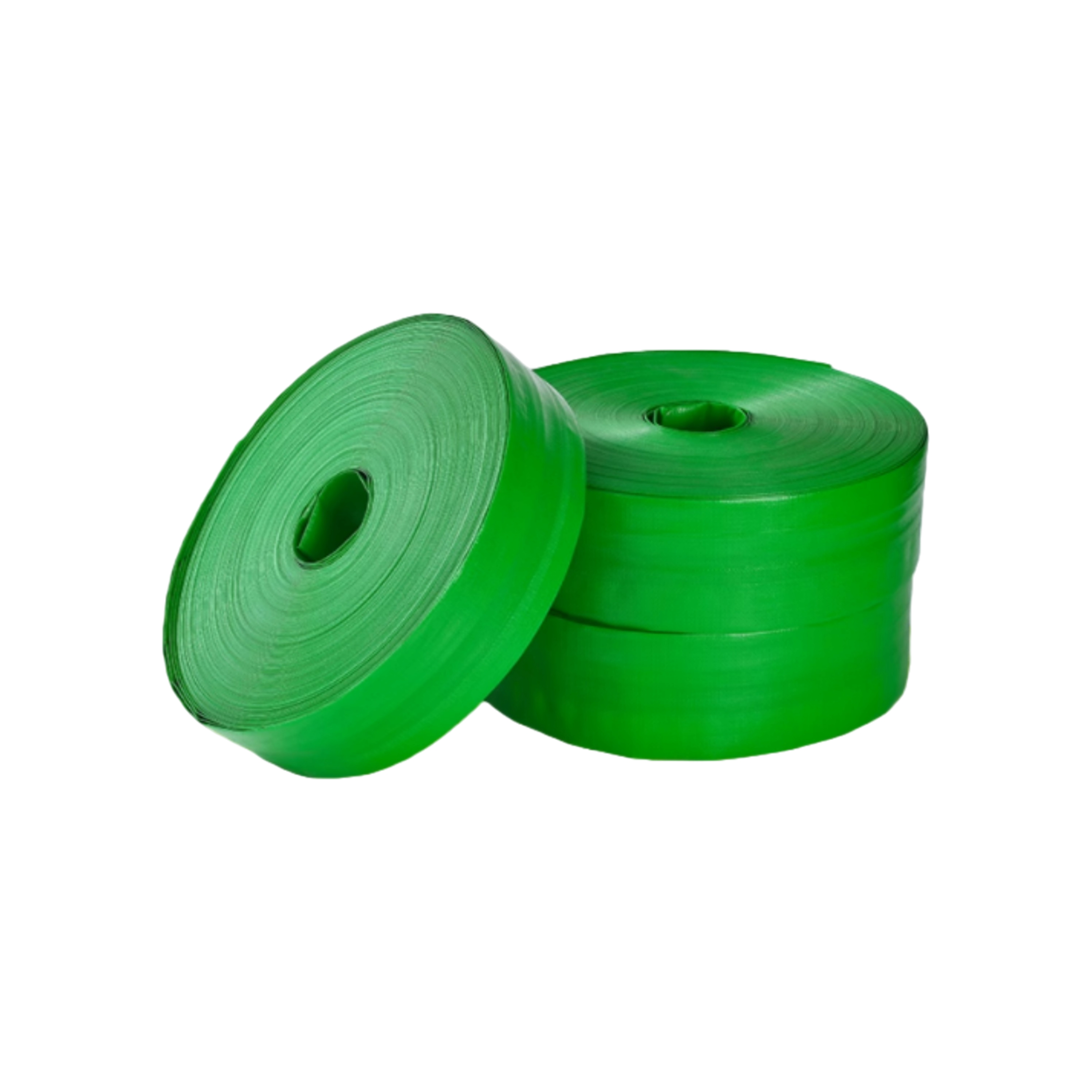 冰将 绿色高分子编织水带 卷高清大图