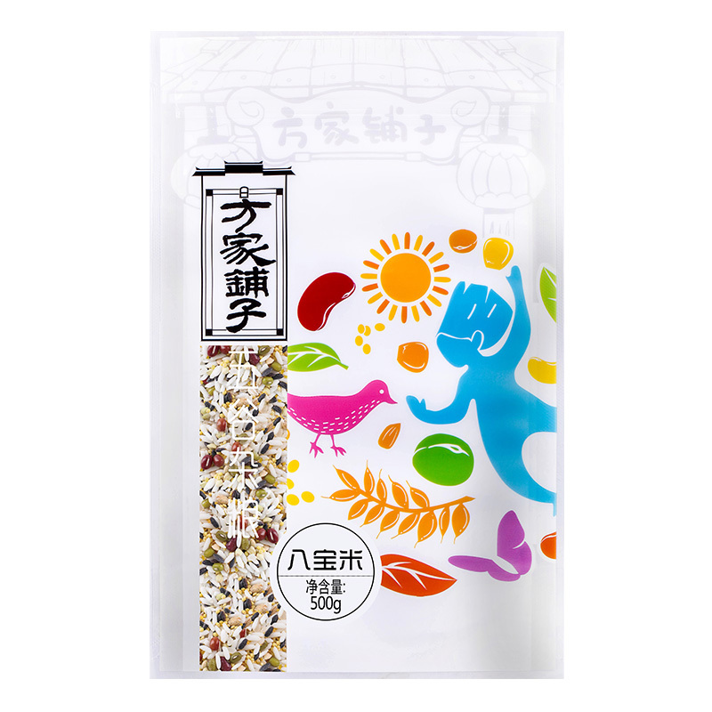 方家铺子 八宝米500g/袋 五谷杂粮 八宝米八宝粥原料