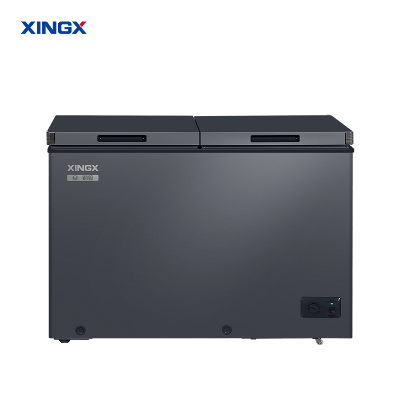 星星XINGX 双温卧式冷藏冷冻家用冷柜晶钻包角中梁除霜 冷藏铜管蒸发器 BCD-220C/DC高清大图