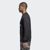 阿迪达斯(adidas) 男士圆领长袖针织运动卫衣套衫CD6275