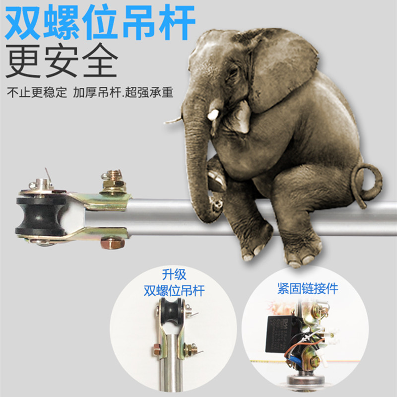 钻石牌吊扇客厅家用56寸不锈钢纯铜电机商用工业大风力大吊扇 无极调速-五叶不锈钢(100W)/配吊钩高清大图