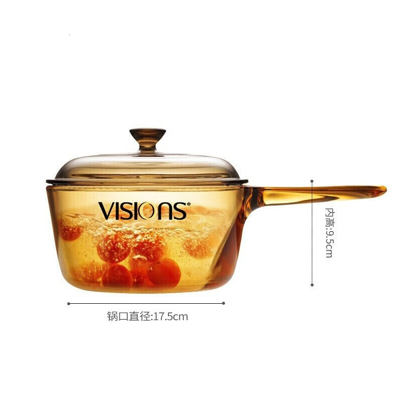 VISIONS 康宁 VSP-15 晶彩透明锅1.5L单柄高清大图