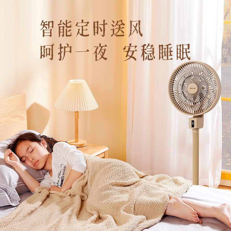 先锋电风扇落地家用大风力省电摇头台立式遥控定时智能风扇落地扇DPS-P1RC