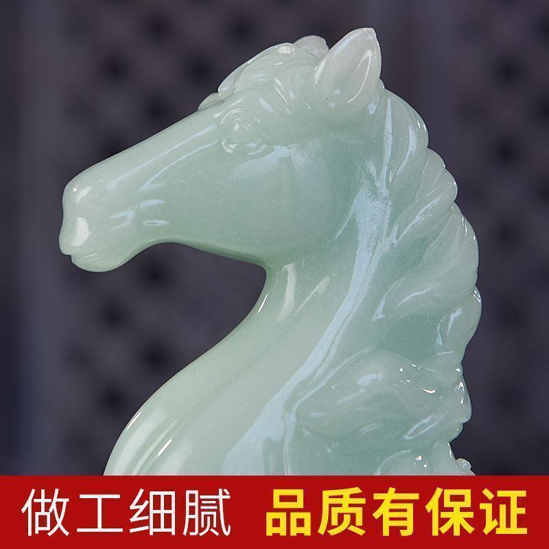 立马成功办公室办公桌装饰摆件风水家居饰品开业乔迁新居礼品_553_448