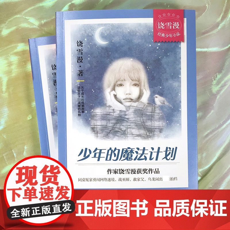 少年的魔法计划 饶雪漫著左耳沙漏作者 初中7-8年级少年文学小说高中福建省2021年暑假读本好书初中生七八九年级阅读高清大图