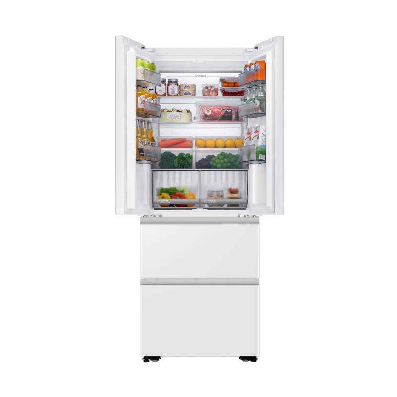 海尔冰箱 BCD-413WGHFD1BSJU1(白)高清大图