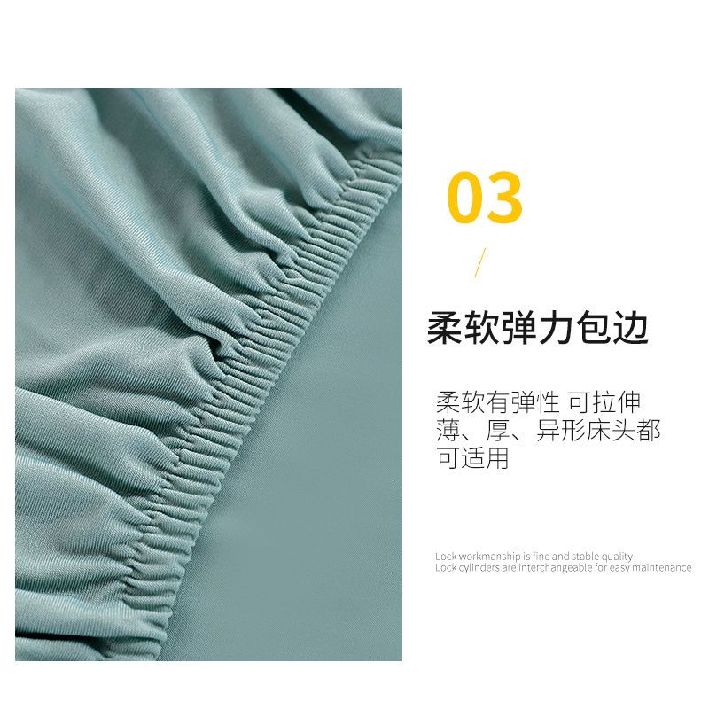 全包床头罩床头套防尘罩加厚欧式实木保护套软包1.5m通用床头罩套|童话故事 床头长（140-160）