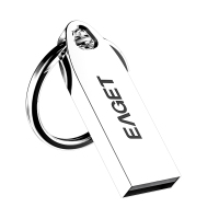 忆捷(Eaget) U3 金属USB2.0简约U盘 商务办公学生优盘 64GB