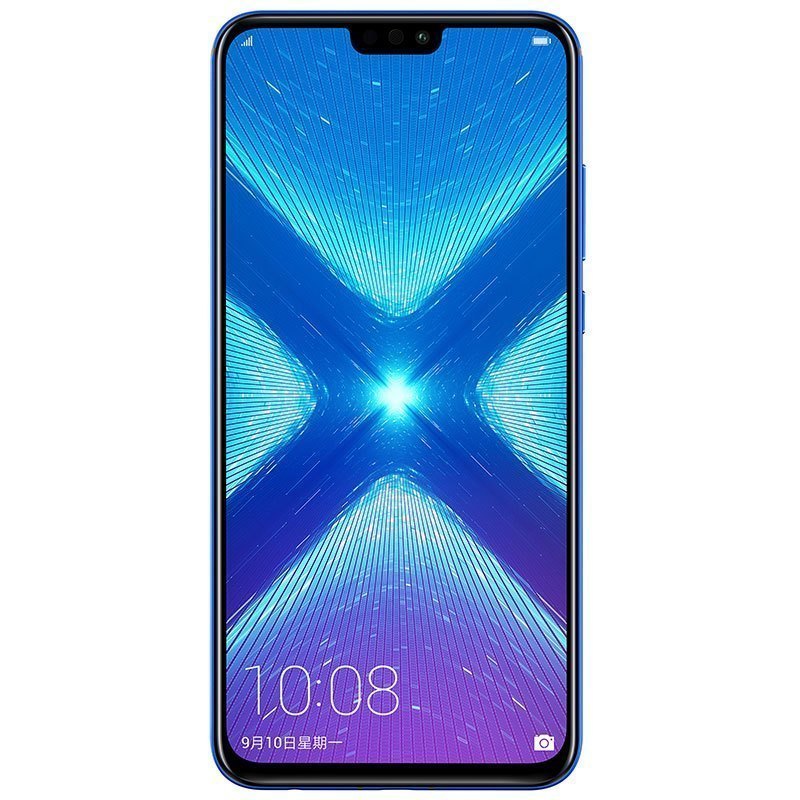 荣耀(honor) 8X 6GB+64GB 幻影蓝 移动联通电信4G 双卡双待 91%屏占比 2000万AI双摄全面屏手机