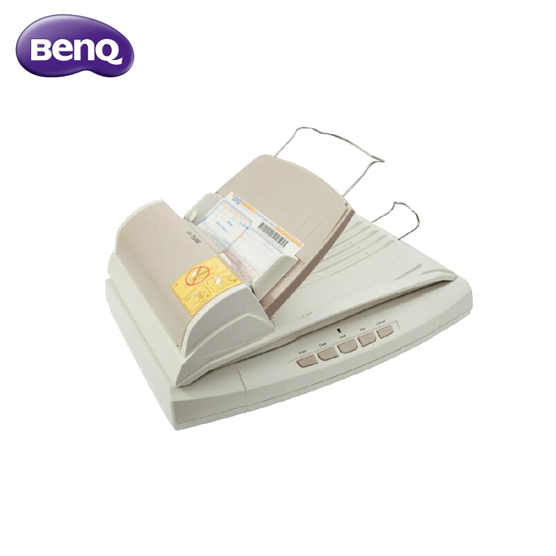 明基(BenQ)F800 PLUS平板及馈纸式扫描仪 A4彩色单面高速批量 每分钟20张 高清CCD