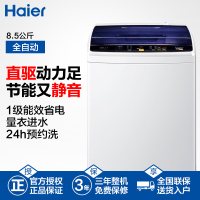 海尔(Haier)XQB85-BM12699X 8.5公斤 大容量 家用全自动波轮洗衣机 变频节能 智能预约 1级能效