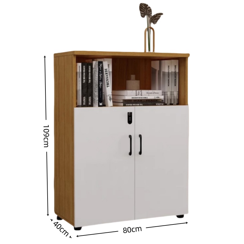 芙首泰矮柜文件柜二门柜80*40*109cm台高清大图