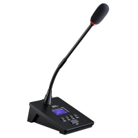 QNOA 启诺QN-MWC600c/d 无线会议讨论话筒 专业音视频会议鹅颈麦克风 黑色