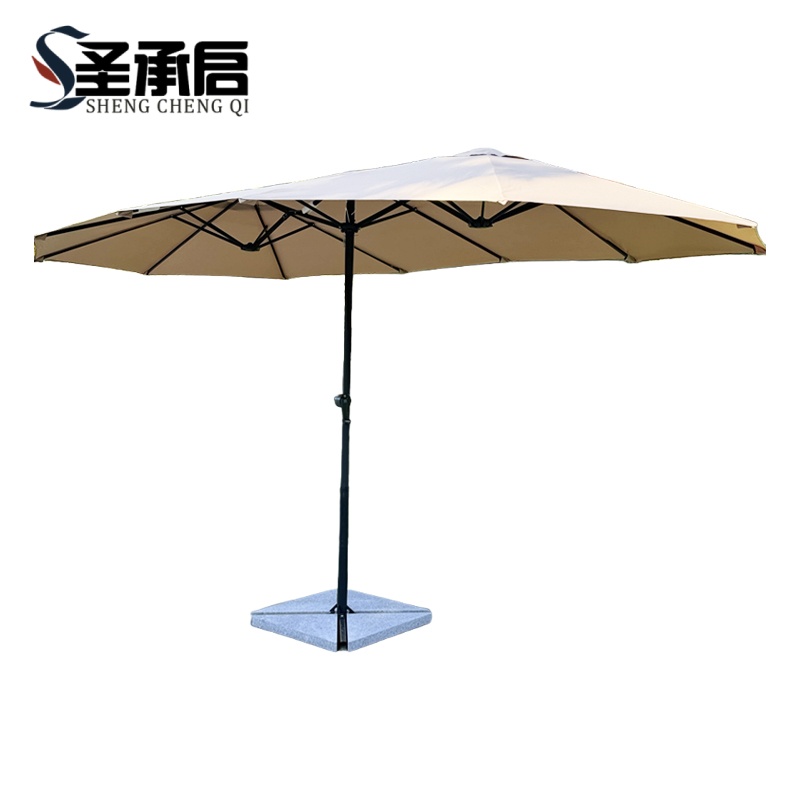 圣承启 户外遮阳伞 卡其色 把高清大图