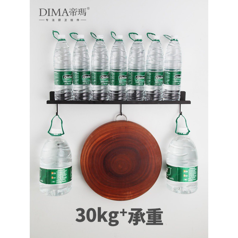 厨房置物架壁挂式调料调味品架子免打孔厨房用品收纳家用大全收纳层架 三维工匠高清大图