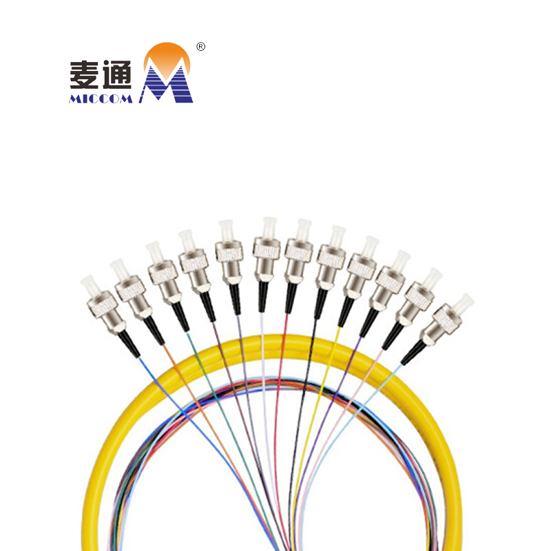 麦通 电信级12芯束状尾纤ODF熔纤盘尾纤1.5米束状尾纤 FC/PC 单模12芯束状 / 条高清大图