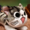 私房猫起司猫毛绒玩具仿真猫咪公仔布娃娃抱枕生日礼物猫小奇玩偶 喵小奇 身长;28厘米