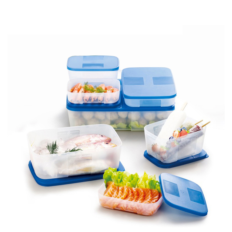 特百惠(Tupperware)冷冻16件套装保鲜盒 大容量塑料冰箱收纳冷冻盒冷藏盒 16件套