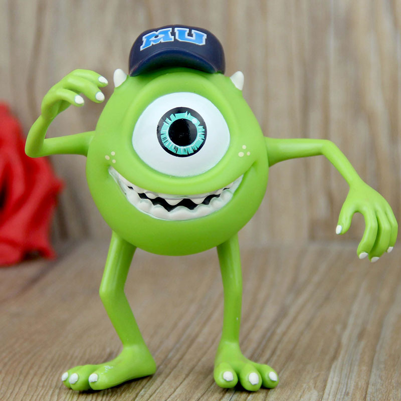 电影怪物电力公司可动玩偶怪兽大学大眼仔毛怪苏利文公仔模型摆件