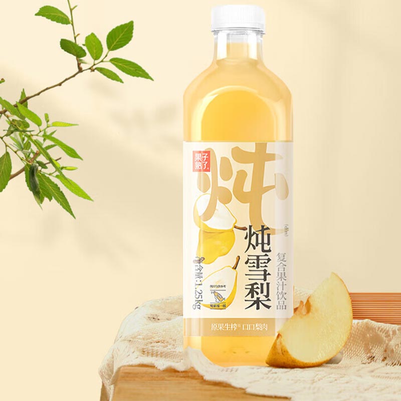 果汁熟了 炖雪梨 1250mlx6瓶 箱高清大图