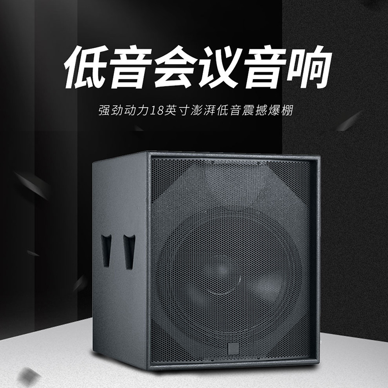 润普国产化会议室展厅教室礼堂报告厅18英寸低音专业会议音响/音箱/喇叭扬声器RP-HYD659